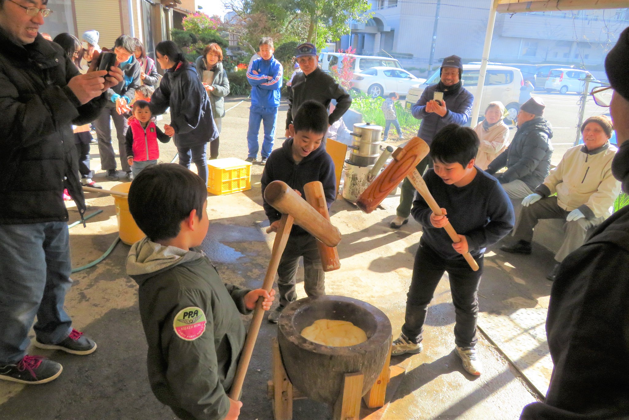 餅つき大会